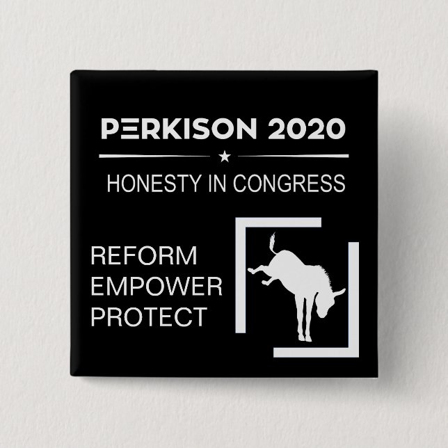 Kampanjknapp för Perkison 2020 Knapp (Framsida)
