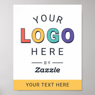 Kampanjlogotyp och text poster