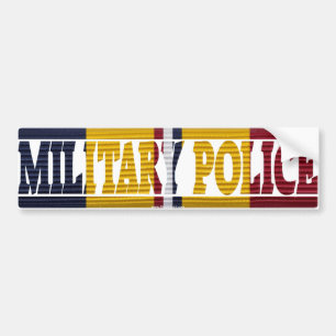 Kampanjmedalj MILITÄR POLIS-dekal Bildekal