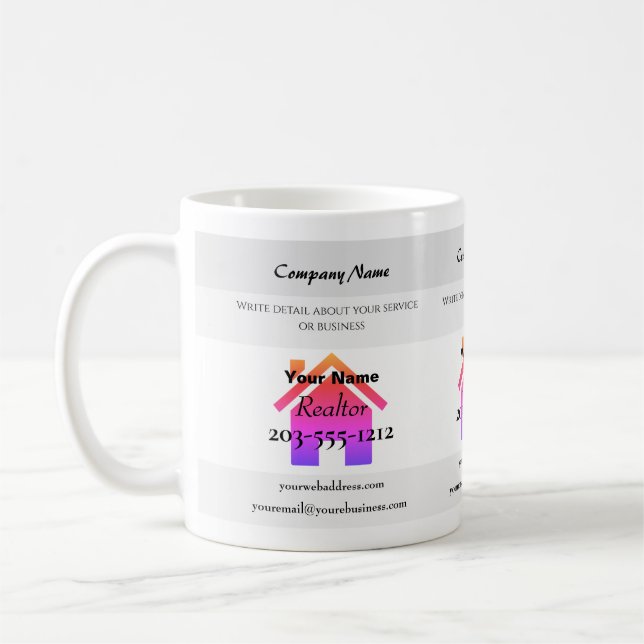 Kampanjmugg för mäklare - HAMbyWG Kaffemugg (Vänster)