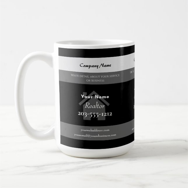 Kampanjmugg för mäklare - HAMbyWG Kaffemugg (Vänster)