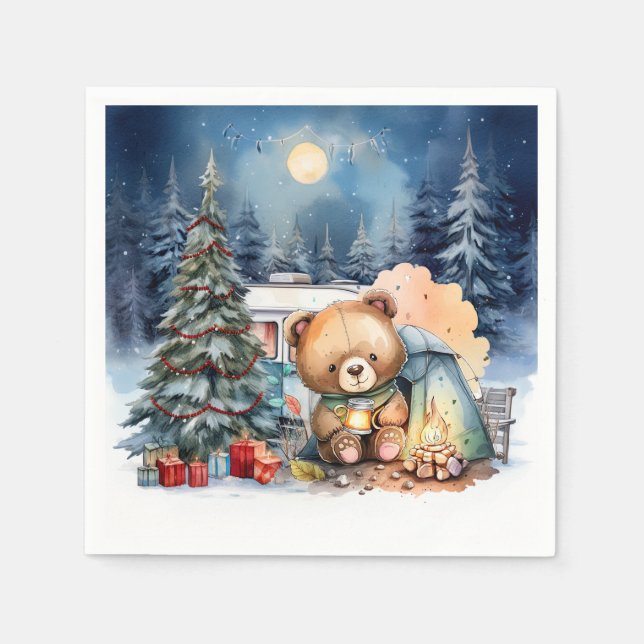 Kampanjtemat för camping pappersservett (Framsidan)