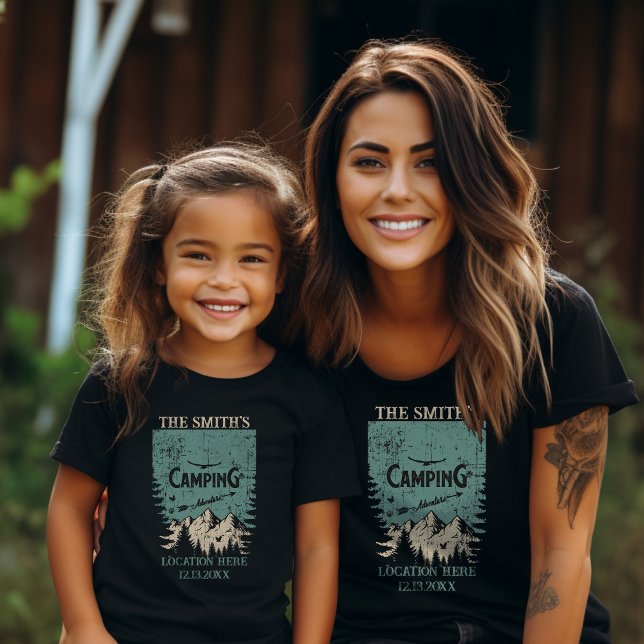 Kampanjtrupp som matchar familjen resa i nöd t shirt (Skapare uppladdad)