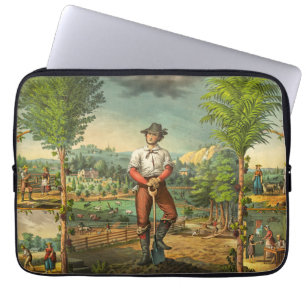 Kampanjutskrift för stora medlemmar laptop fodral