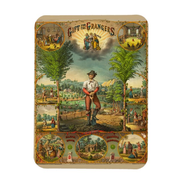 Kampanjutskrift för stora medlemmar magnet (Vertikal)