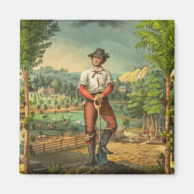 Kampanjutskrift för stora medlemmar magnet (Framsidan)