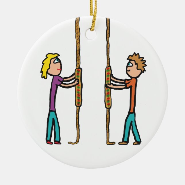 Kampanologi Julgransprydnad Keramik (Framsidan)