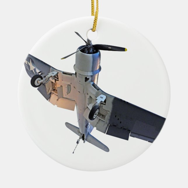 Kämpe för Corsair F4 Julgransprydnad Keramik (Framsidan)