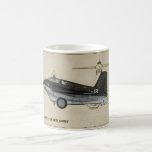 Kämpe för jet Me263 Kaffemugg
