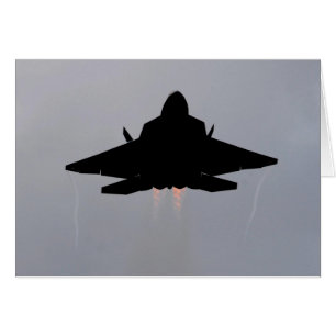 KÄMPE FÖR STEALTH F-22 HÄLSNINGSKORT