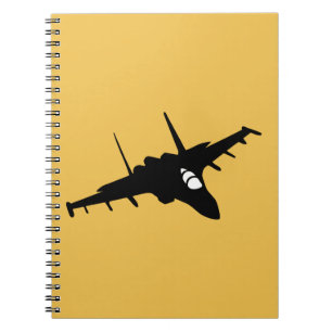 kämpeflygplan anteckningsbok