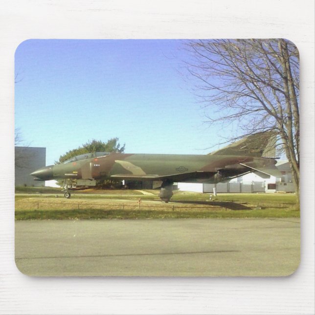 Kämpeflygplan (F4-Phantom) Mousepad Musmatta (Framsidan)