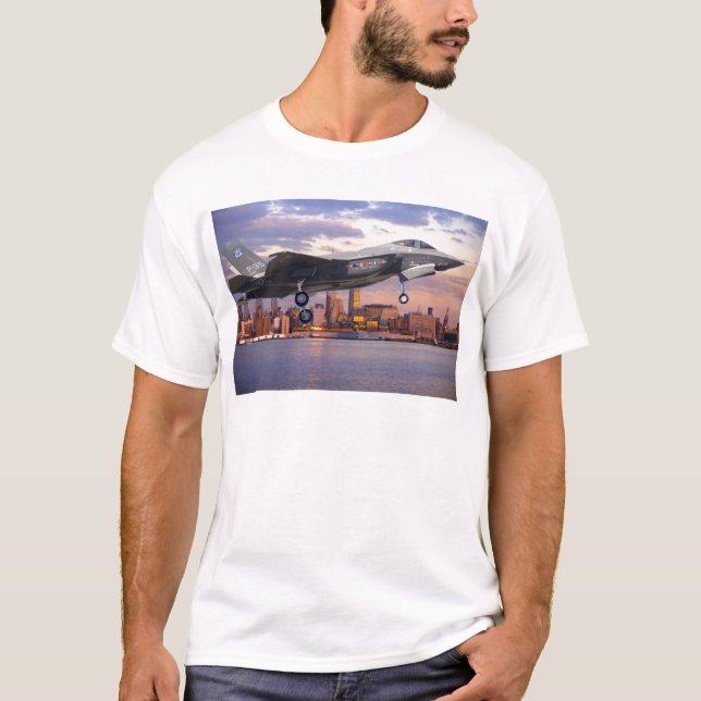 KÄMPEFLYGPLAN FÖR BLIXT F-35 T-SHIRT (Framsida)