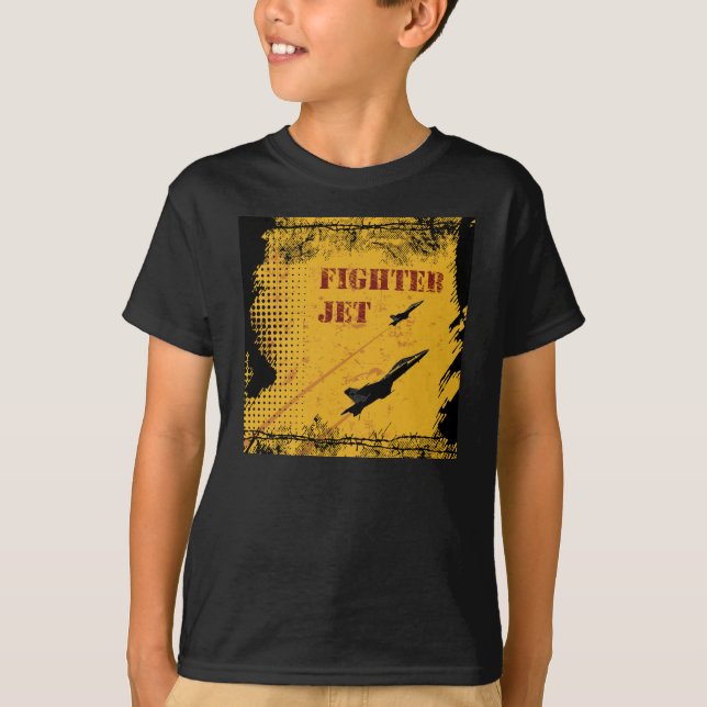 KämpejetT-tröja (svarten) Tee Shirt (Framsida)
