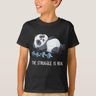 Kampen är äkta Panda-viktning T Shirt