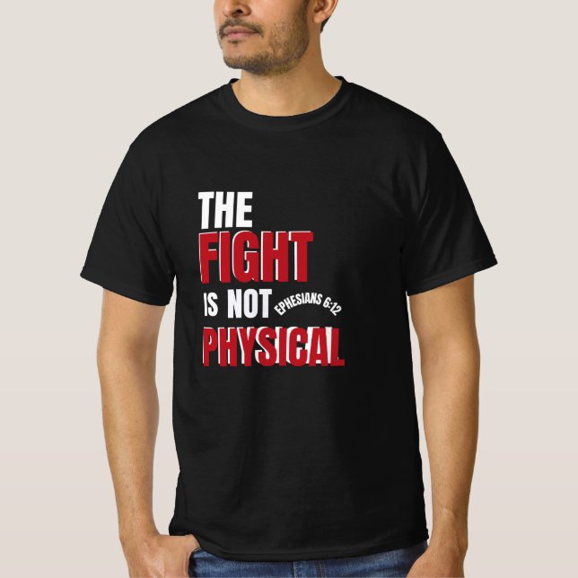 Kampen är en krigspåminnelse i Andlig T Shirt (Framsida)