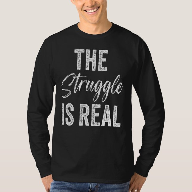 Kampen är en riktig "workout-gym" t shirt (Framsida)