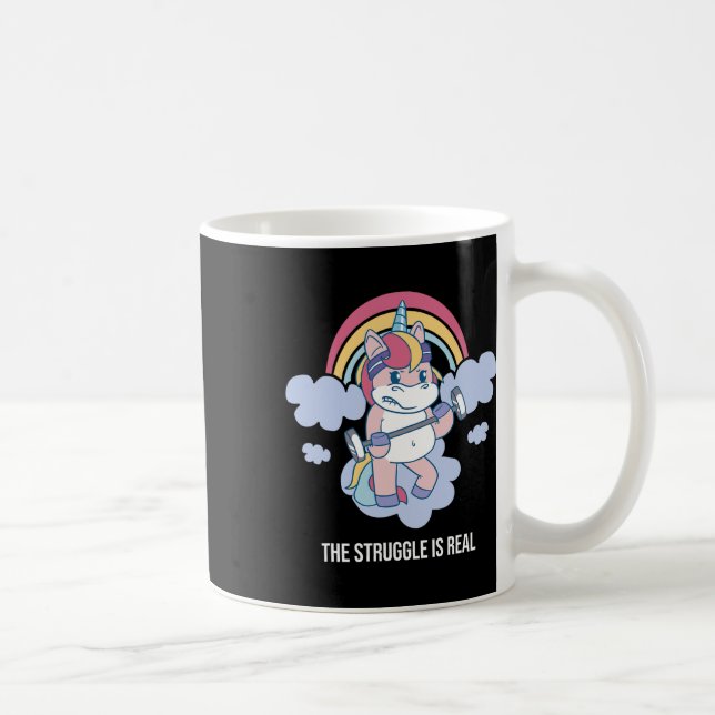 Kampen är en verklig effekt för kvinnliga flickor  kaffemugg (Höger)