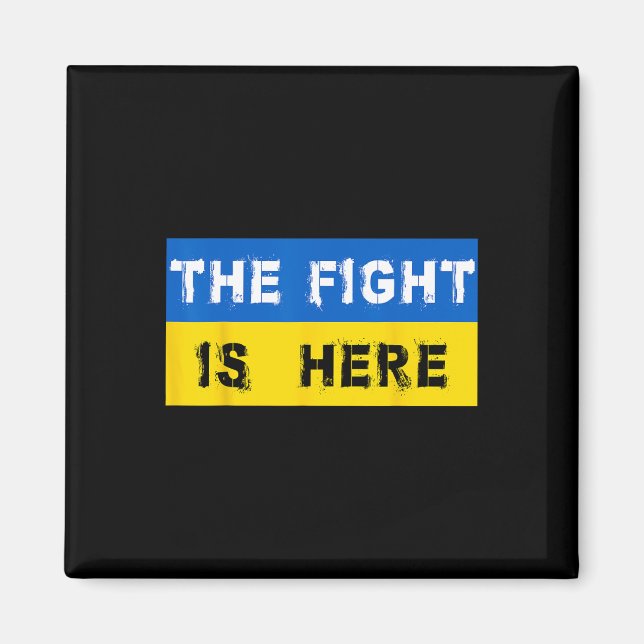Kampen är här Ukraina  Magnet (Framsidan)