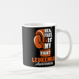 Kampen är månadsstöd för min kamp mot leukemi kaffemugg