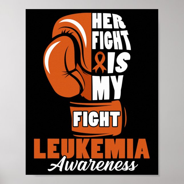 Kampen är månadsstöd för min kamp mot leukemi poster (Framsidan)