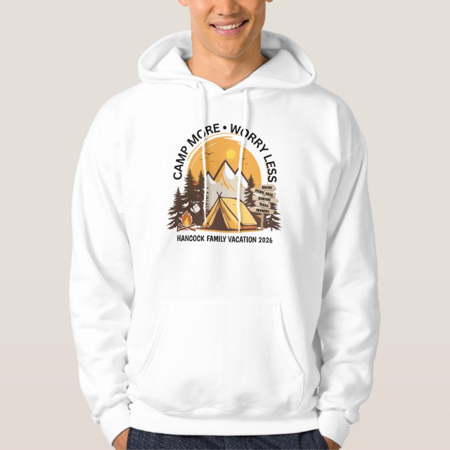 Kampen är mer oroande och mindre läger hoodie (Framsida)