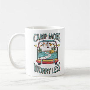 Kampen är mer oroande och mindre populär Camping Kaffemugg