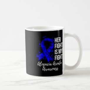 Kampen är min aktion Alopeci Areata Awareness Kaffemugg