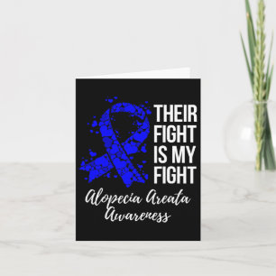 Kampen är min aktion Alopeci Areata Awareness Kort