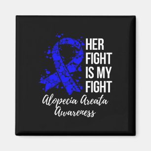 Kampen är min aktion Alopeci Areata Awareness Magnet