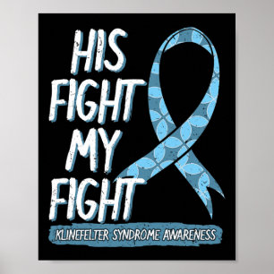 Kampen är min aktion Klinefelter Syndrome Awarenes Poster