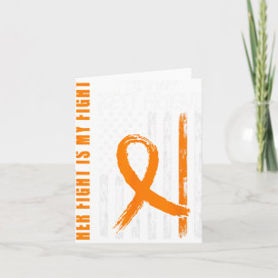 Kampen är min bästa vän Leukemia Awareness U Kort