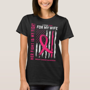Kampen är min kamp i Bära Rosa Breast Cancer F T Shirt