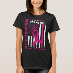 Kampen är min kamp i Bära Rosa Mamma Breast Cancer T Shirt