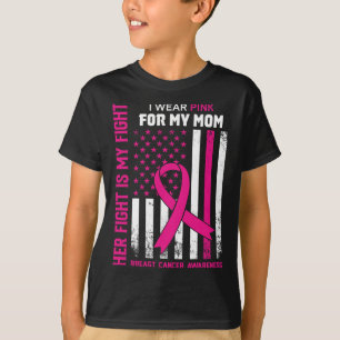 Kampen är min kamp i Bära Rosa Mamma Breast Cancer T Shirt