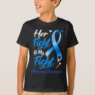 Kampen är min kamp mot Alopecia Awareness Ribbon T Shirt