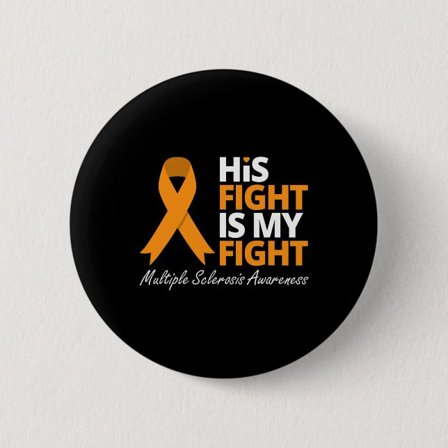 Kampen är min Orange Ribbon Knapp (Framsida)