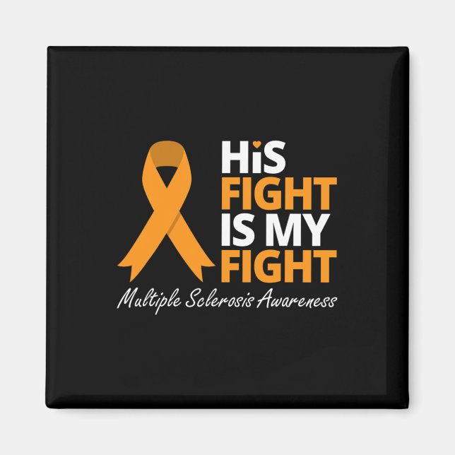 Kampen är min Orange Ribbon Magnet (Framsidan)