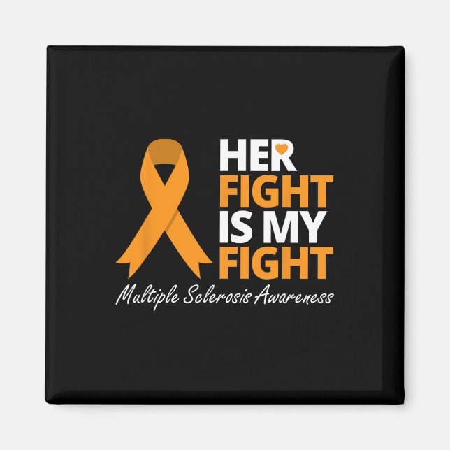 Kampen är min Orange Ribbon Magnet (Framsidan)