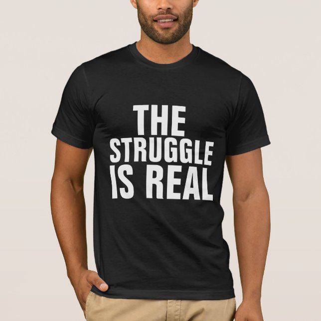 KAMPEN ÄR REAL T-Shirts (Framsida)
