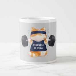 Kampen är verklig jumbo mugg