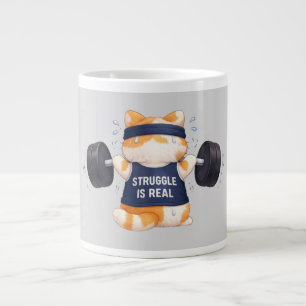 Kampen är verklig jumbo mugg