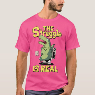 Kampen är verklig Trex Tshirt Kort Arm t Rex F Shirt
