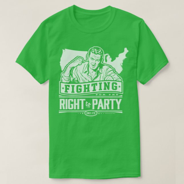 Kampen för Högerna till Party T Shirt (Design framsida)