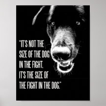 Kampen i Hund Poster