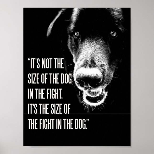 Kampen i Hund Poster (Framsidan)