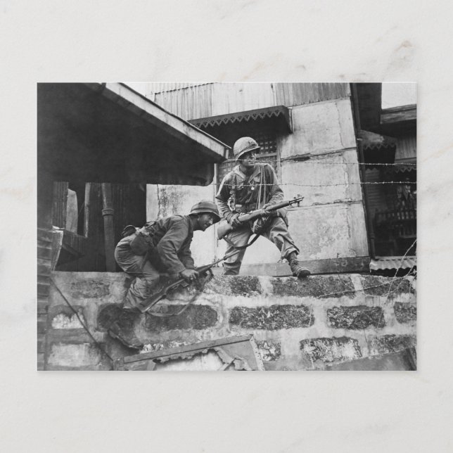 Kampen i Manila Vykort (Framsida)