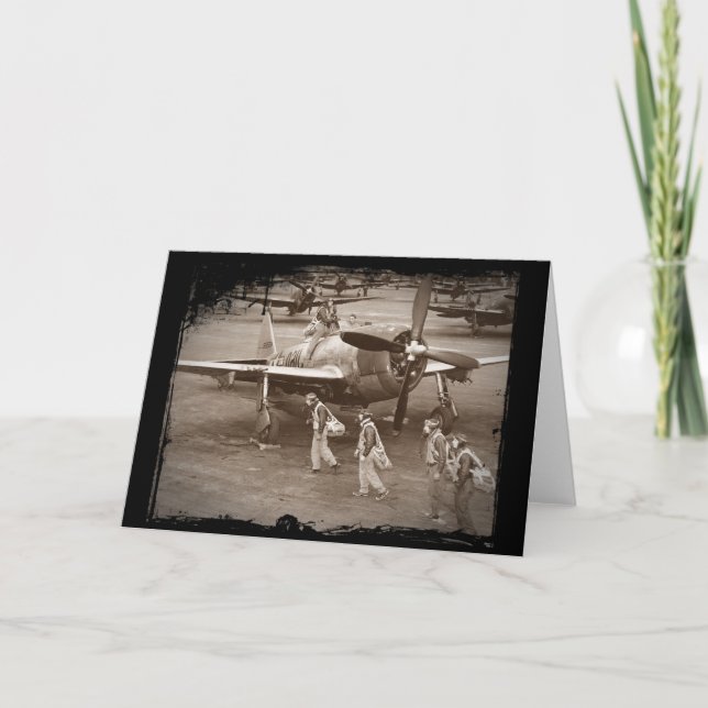 Kämpen lotsar utbildning på Thunderbolts P-47 Kort (Framsida)