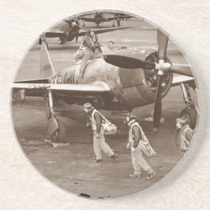 Kämpen lotsar utbildning på Thunderbolts P-47 Underlägg