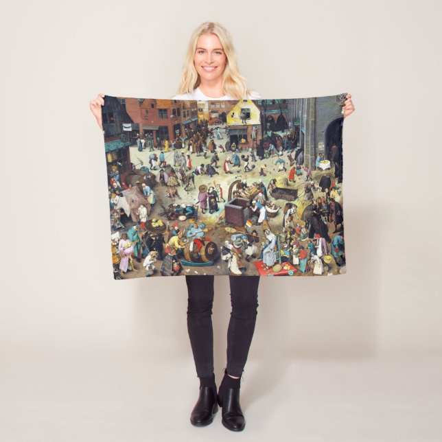 Kampen mellan karneval och utlånat, Bruegel Fleecefilt (På plats)